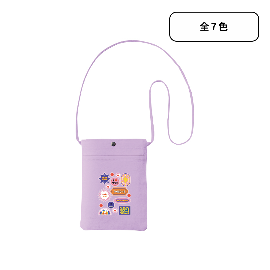キャンバスフロントポケットサコッシュ
