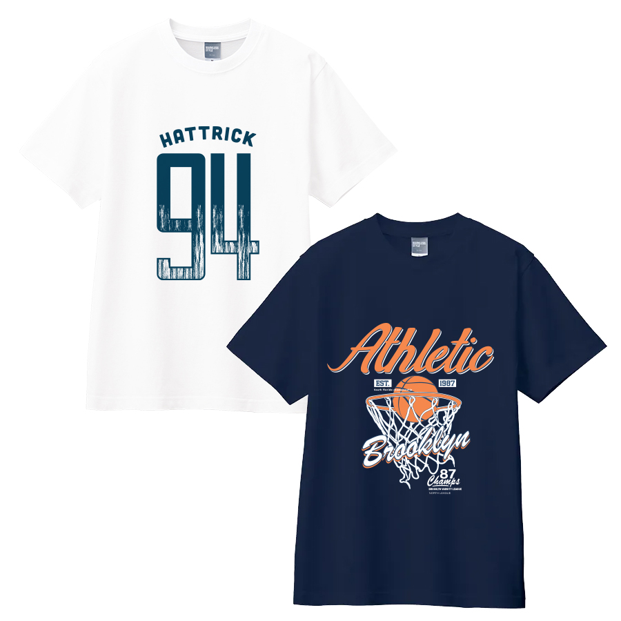 カスタムデザインコットンTシャツ　5.6オンス