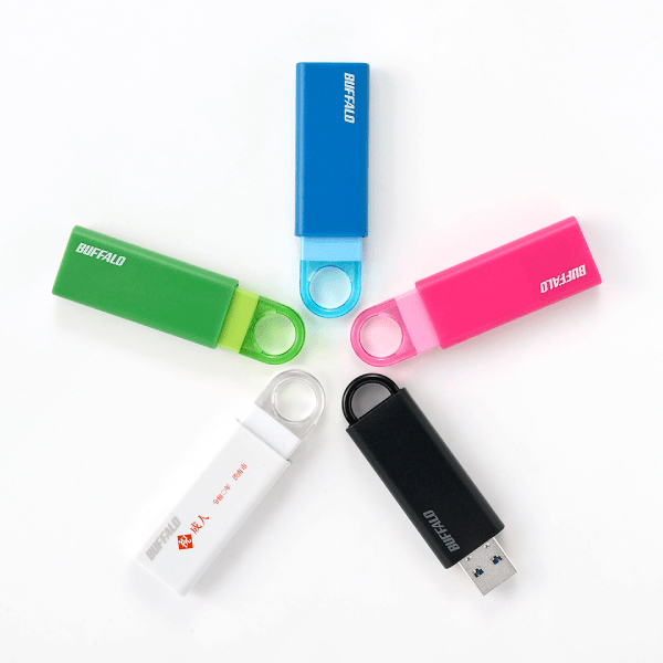 トートバッグ製作所 バッファロー　ノック式USB　16GB