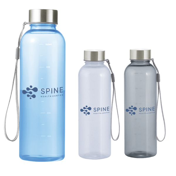 メモリ付きフロスティボトル550ml(ストラップ付き)