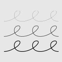 ペンの太さ