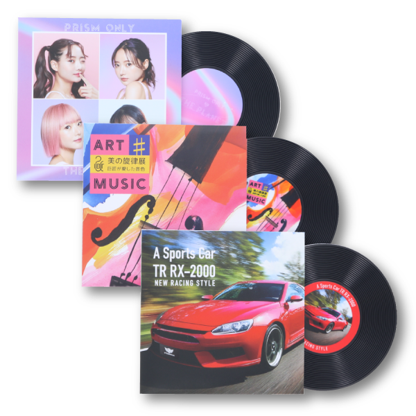 レコードコースター　ジャケット付【印刷専用】