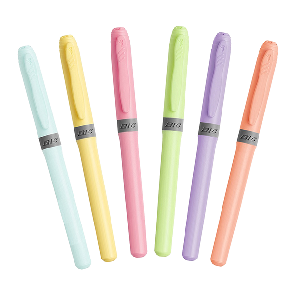 BIC　ビック　マーキングハイライターグリップ　パステルシリーズ