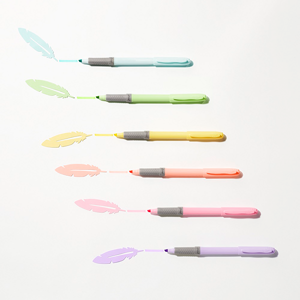 BIC　ビック　マーキングハイライターグリップ　パステルシリーズ