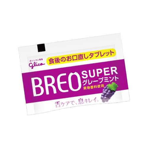 glico　BREO　SUPER<グレープミント>