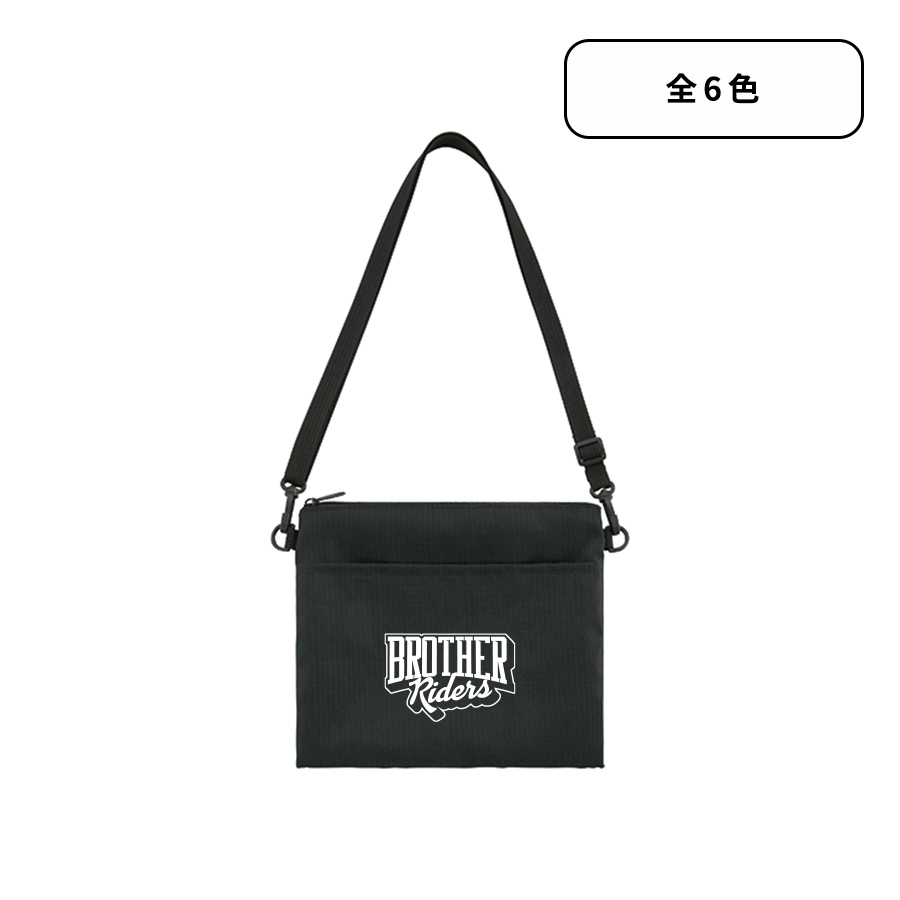 デイタフ・テントクロスポケット付きサコッシュ(撥水加工)