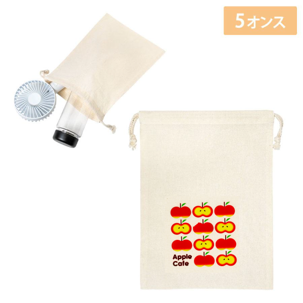 リサイクルコットン巾着M