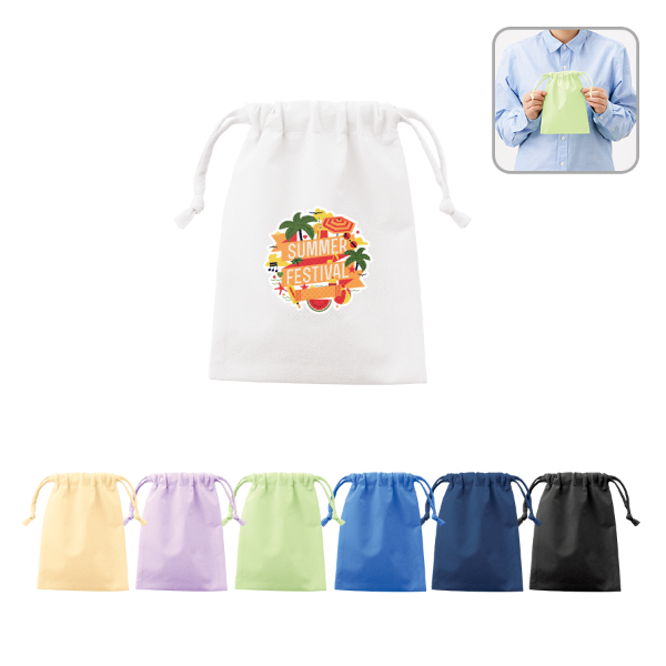 オリジナル　不織布巾着(S)