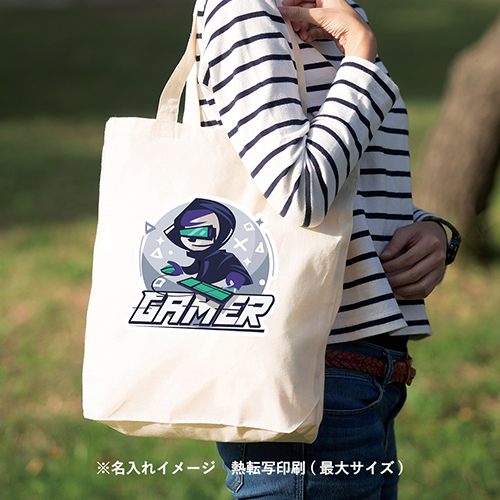 トートバッグ製作所 コットンバッグ(M)ナチュラル