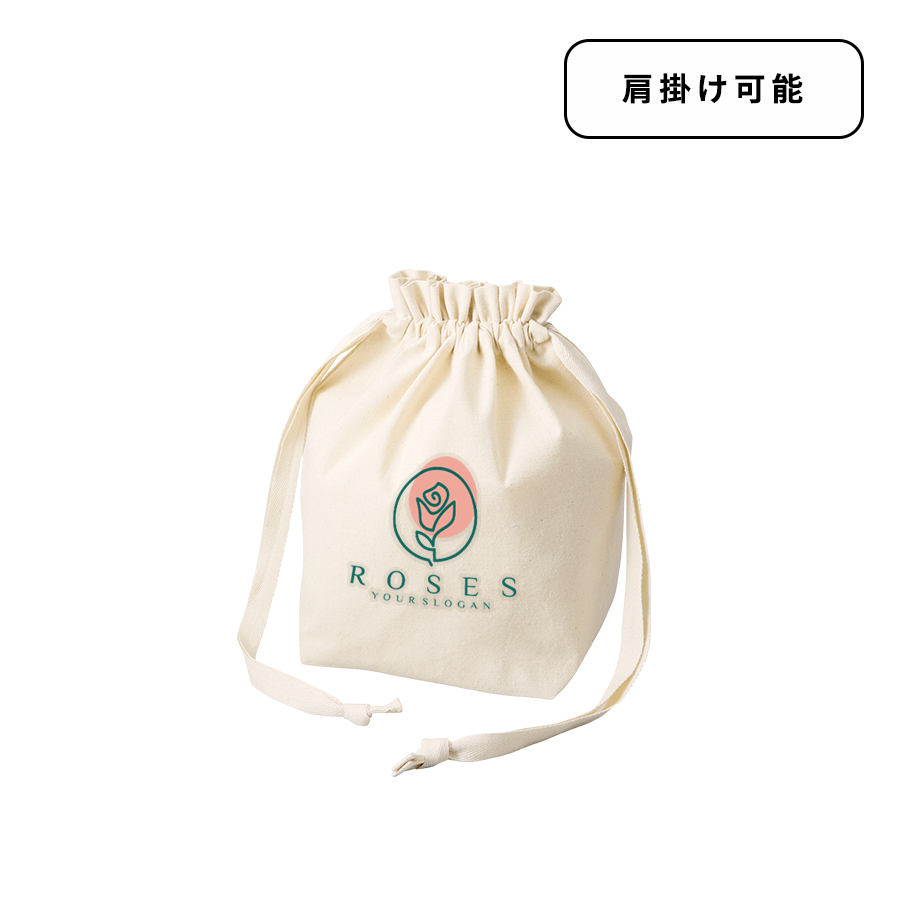 厚手コットンマロントートバッグ　ナチュラル