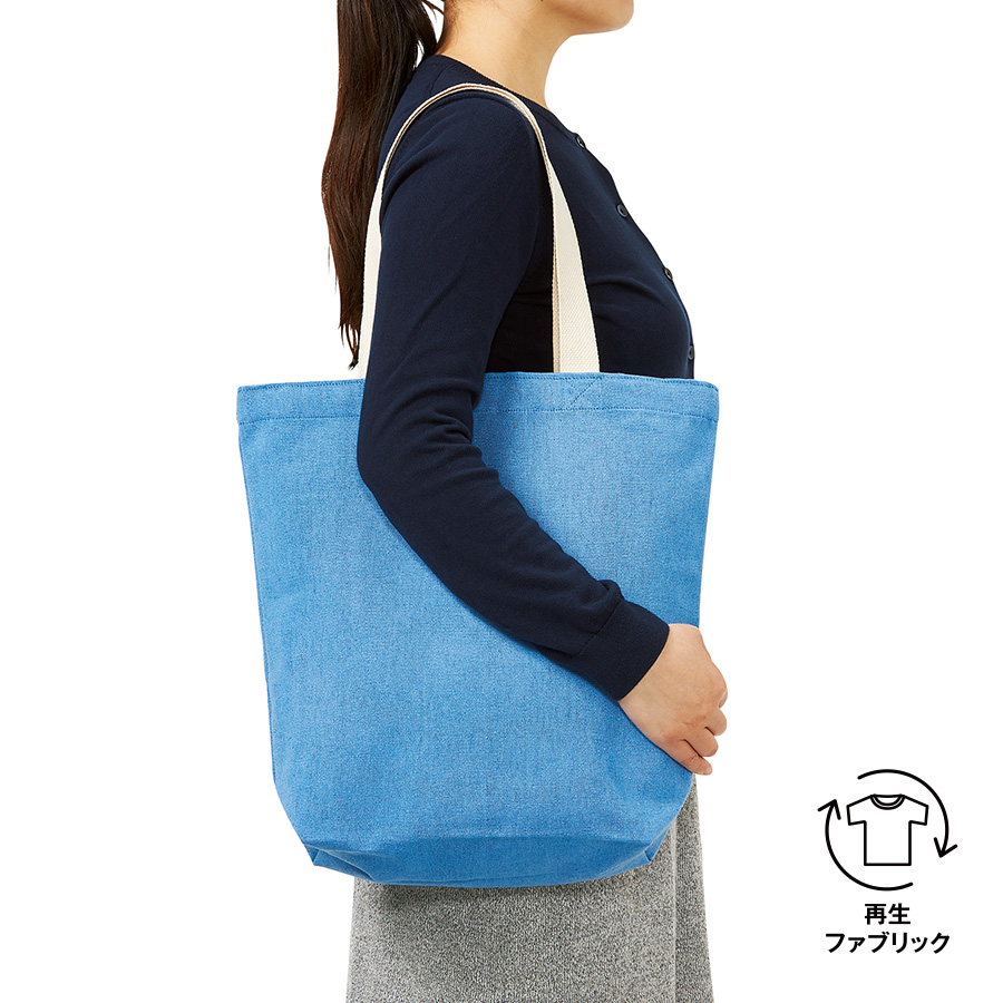 オリジナル　シャンブリックキャンバストートバッグ(M)