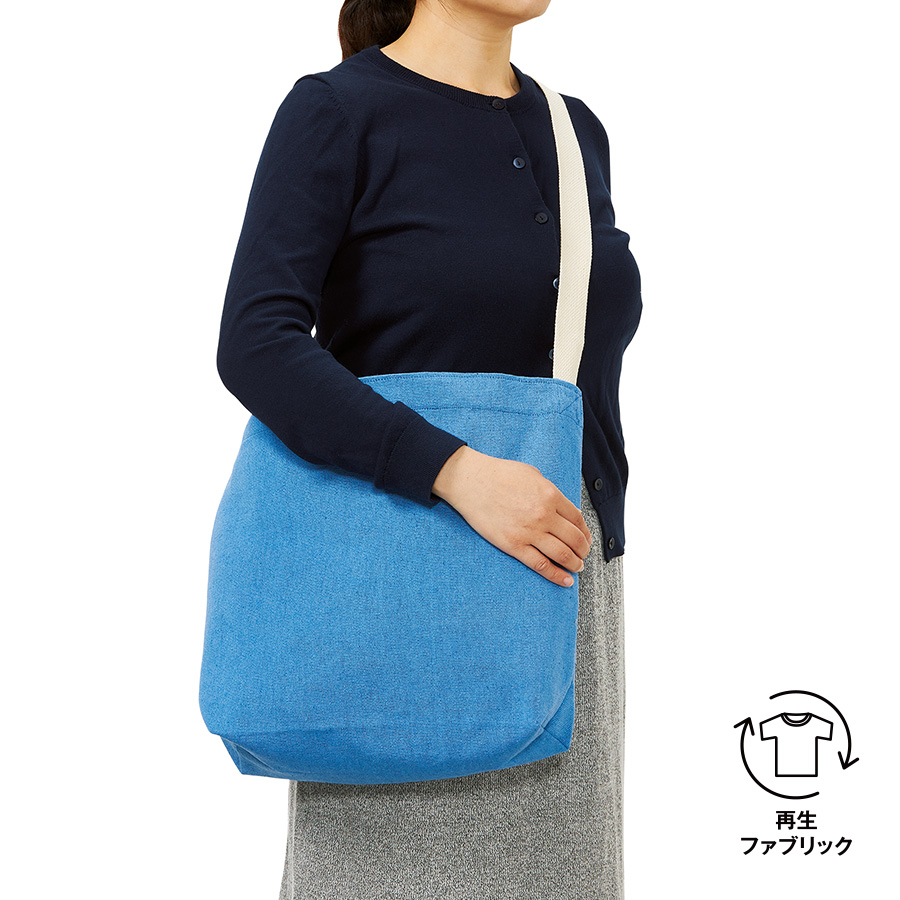 オリジナル　シャンブリックキャンバスショルダートートバッグ