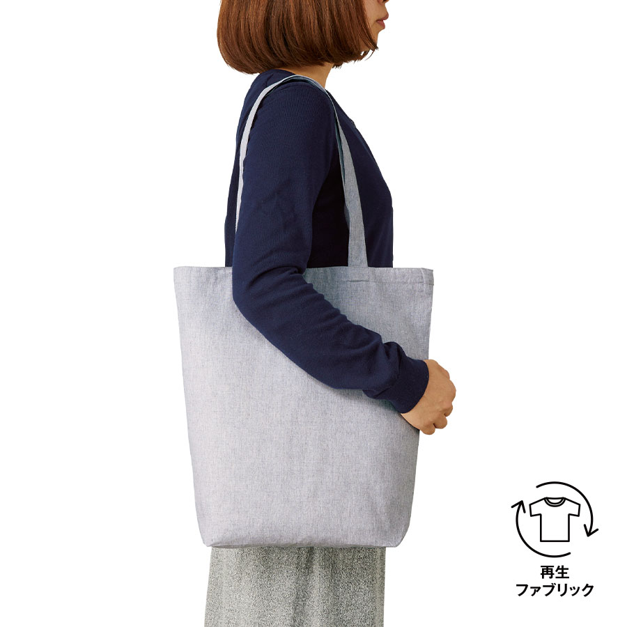 オリジナル　シャンブリックマチ付トートバッグ(M)
